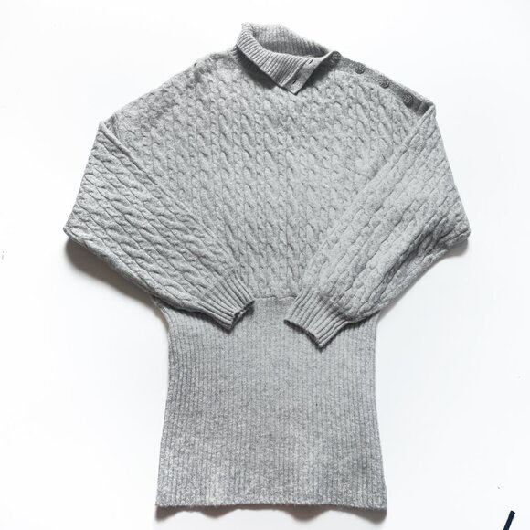 Retrofete Waverly Sweater Dress Stone Grey Size Medium NEW NWT - Picture 4 of 10